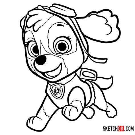 Drawings Of Paw Patrol