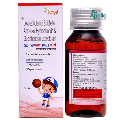Spirovent Plus Kid Syrup 60 ml Price, Uses, Side Effects, Composition ...