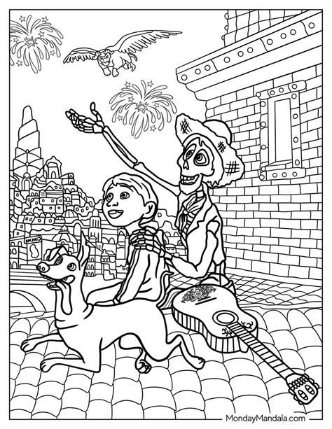 24 Coco Coloring Pages (Free PDF Printables)