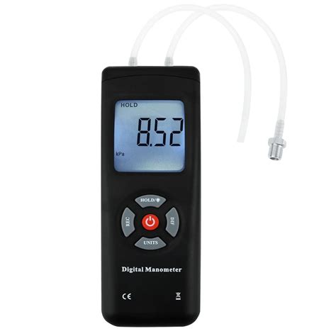 Buy Digital Manometer Dual-Port HVAC Gas Air Pressure Meter Gauge ...