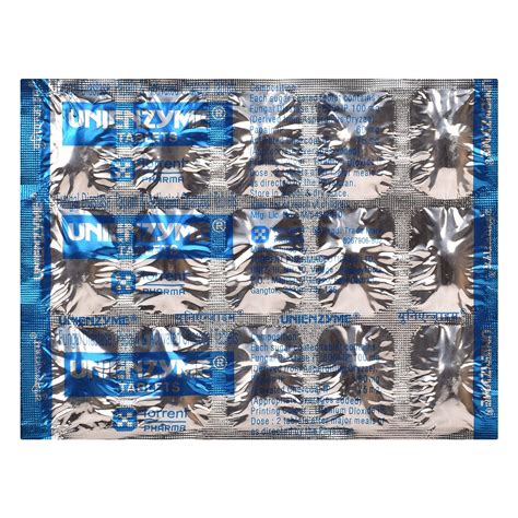 Unienzyme - Strip of 15 Tablets : Amazon.in: Health & Personal Care