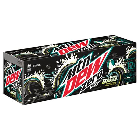 Mountain dew zero sugar baja blast - dunsell