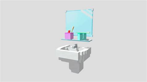 Minecraft - Bathroom Sink - 3D model by CuteyMei (@CuteyCang) [624e8b0 ...