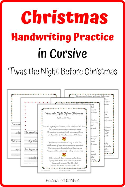 Image result for Christmas Cursive Handwriting Practice