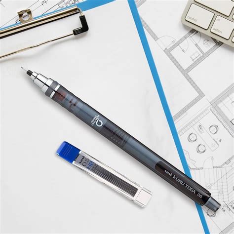 Uni-ball Kuru Toga M5-450T Mechanical Pencil 0.5 mm (Smokey Black Body