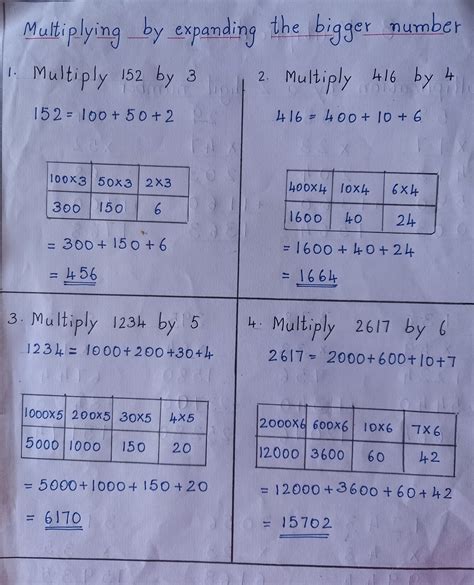 3. Multiplication - Mathematics - Notes - Teachmint