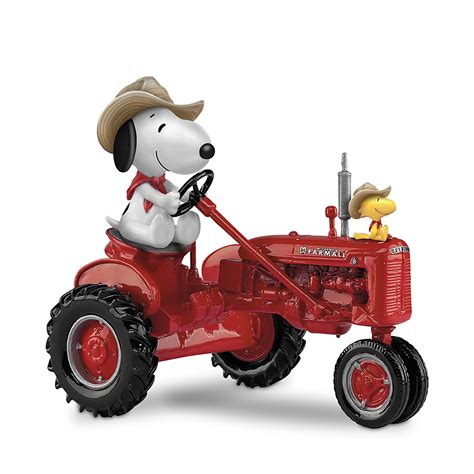 Buy The Hamilton Collection Peanuts Snoopy and Woodstock on a Farmall ...