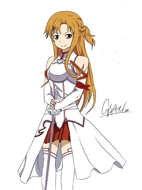 Sword Art Online Asuna Drawing