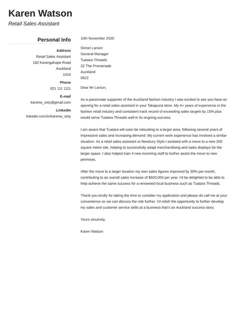 Image result for Cover Letter Layout Example