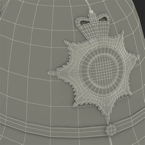 3D London Metropolitan Police Custodian Helmet model | 3D Molier ...