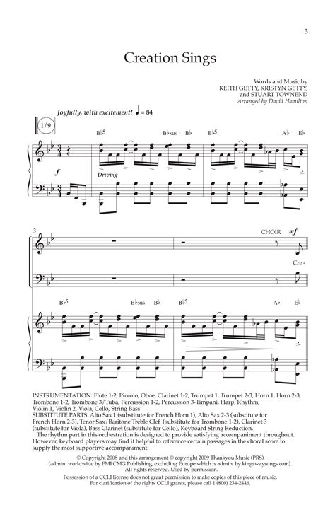 Creation Sings (Choral Anthem SATB) Sheet Music PDF (Lifeway Choral ...