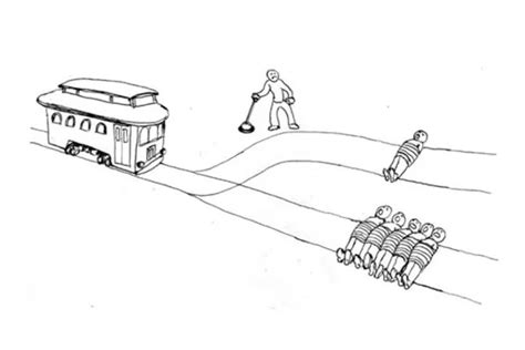 Image result for Kid Solves Trolley Problem