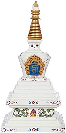 Exotic India (Tibetan Buddhist Svayambhunath Votive Stupa - Made in ...