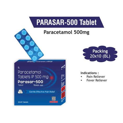 PARASAR-500 Tablets Sarthak Biotech Pvt. Ltd.