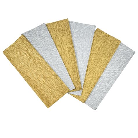Buy Asian Hobby Crafts Duplex Paper, Golden/Silver (6 Pieces) Online at ...
