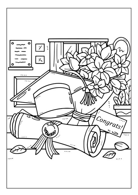 Graduation Coloring Cards Graduation Coloring Pages And Printables