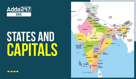 States and Capitals in India, List of 28 States and Capitals