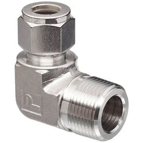 Tube Fittings - Stainless Steel Compression 90 Deg Elbow Exporter from ...