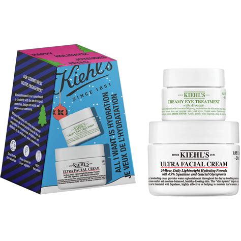 Kiehl's All I Want Is Hydration Gift Set - Ultra Facial Cream & Creamy ...