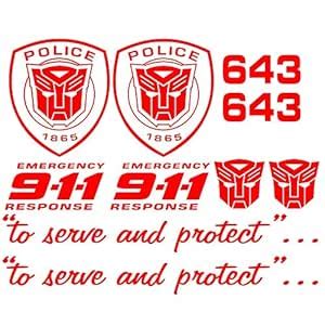 Car White For Transformers Decepticon Vinyl Door Decal Motor Cartoon ...