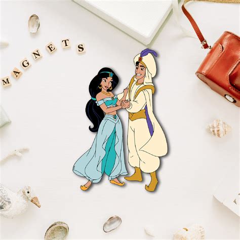 Aladdin & Jasmine Fridge Magnet | Gift Souvenir – Bhai Please India