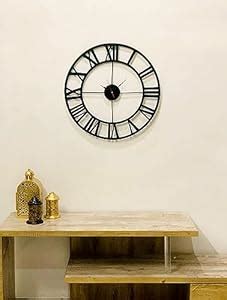 Buy Ahmad International Handmade 24 Inch Metal Iron with Roman Numerals ...