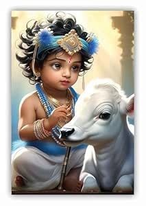 ''Bal Krishna'' Wall Poster HD poster for Room Decor Paper Print (12 ...