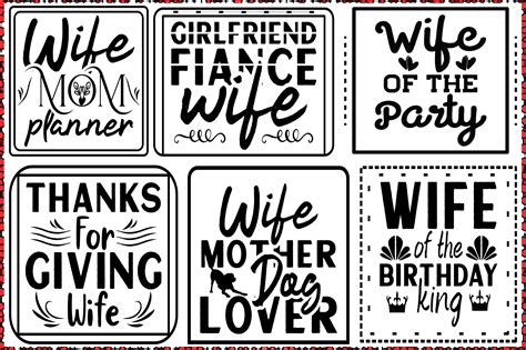 Free Wife SVG Husband SVG Bundle Gráfico por Creative_Designer79 ...