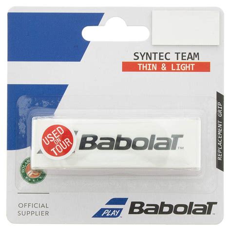 Babolat Syntec Team X1 Feel Grip, White – Prokicksports
