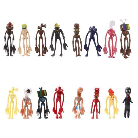 Buy RUTLCKR Figure Toys, Set of 16 Action Figure Dolls SCP Foundation ...