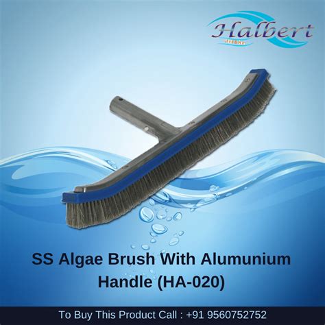 Stainless Steel Algae Brush With Aluminium Back 18"