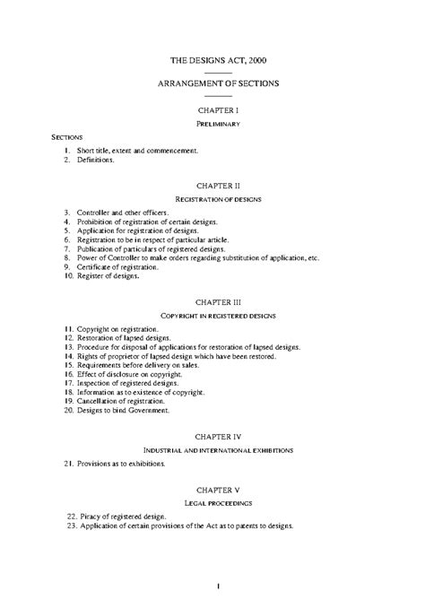 The Designs Act, 2000 - notes for ipr - THE DESIGNS ACT, 2000 ...