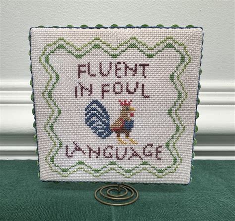 Fluent in Foul Language chart - Rebel Stitcher