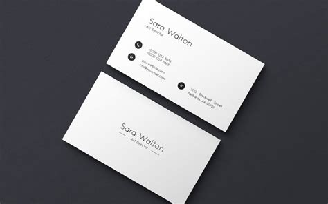 Simple Business Card Template 的图像结果