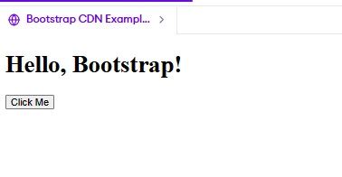 How to Include Bootstrap in HTML 的图像结果