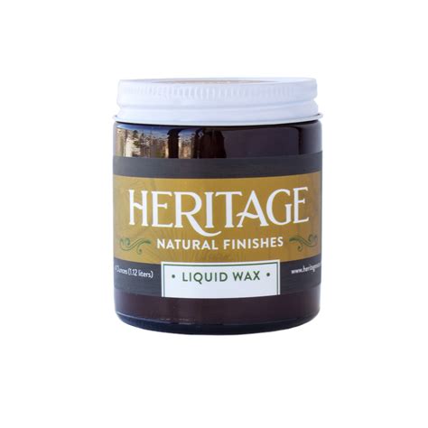 Liquid Wax – Heritage Natural Finishes, LLC