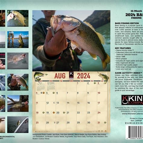 Fishing Calendar For August - Calendars 2025