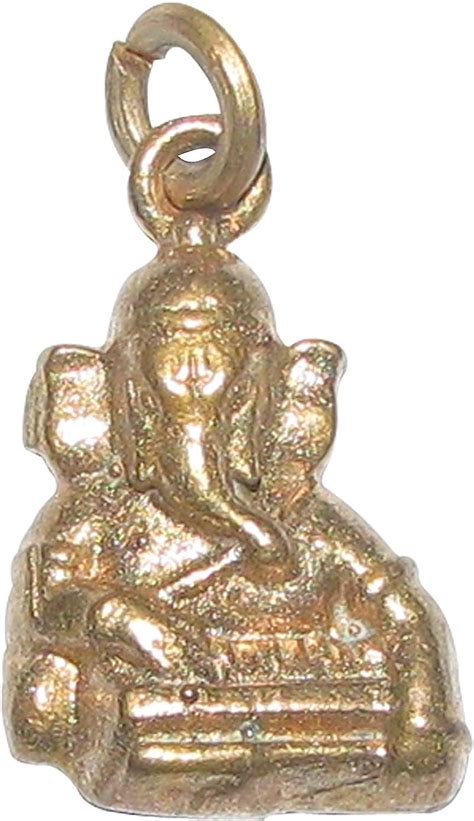 Buy Bakthi Today Panchalogam Ganapathi Playing Harmonium Pendant ...