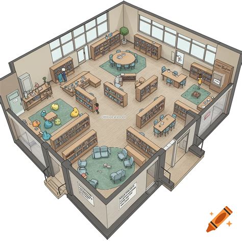 Exemplary Elementary School Library Floor Plan Library Floor Plans