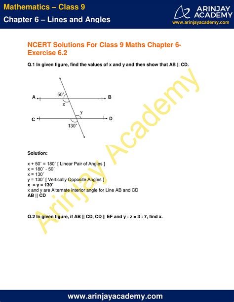 Image result for Class 9 Math Chapter 6.2