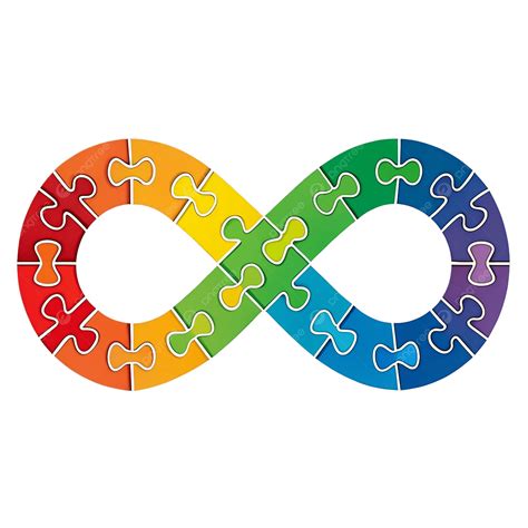 Autism Puzzle Piece Infinity Ring