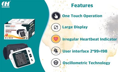 AmbiTech Fully Automatic Digital Blood Pressure Monitor With USB Port ...