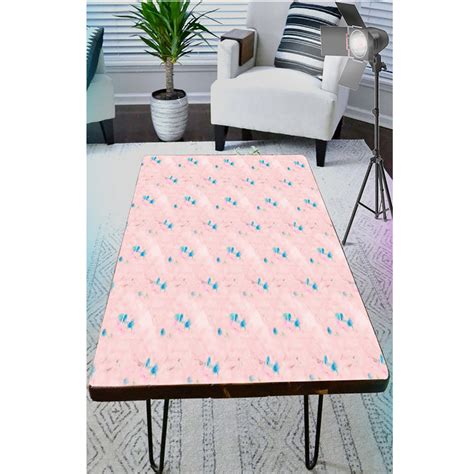 Pink Blue Texture Art Self Adhesive Sticker For Table – Myindianthings