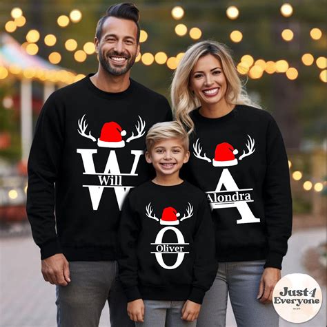 Personalised Family Christmas Jumper Customised Christmas - Etsy in ...