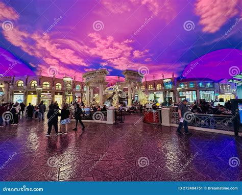 Garden of the Gods Fountain at Caesar S Palace Editorial Photo - Image ...