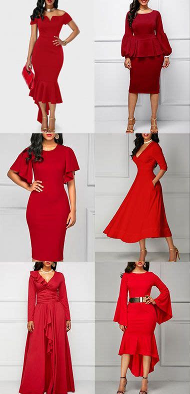 red dresses for women