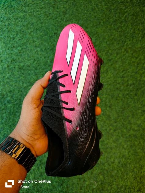Adidas Speedpotal Pink And Black Combination Metal Changer