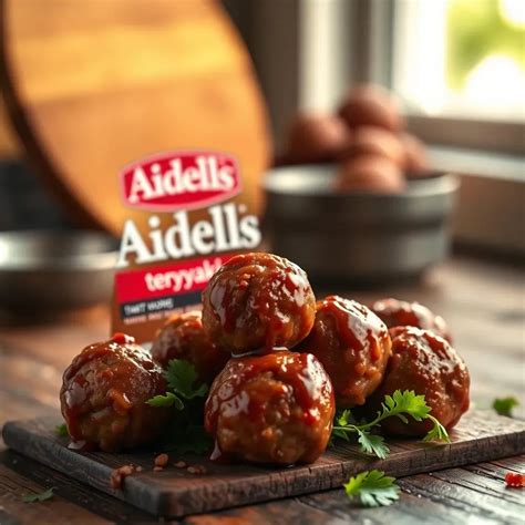 Easy Chicken Teriyaki Meatballs Aidells Recipes: Super Quick | Meatball ...