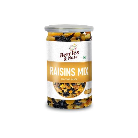 Berries And Nuts Premium Hand Picked Raisin Mix | Raisins Trail Mix 200 ...