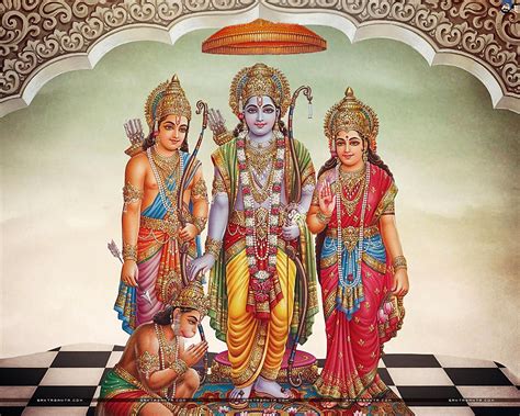Rama And Sita Hanuman